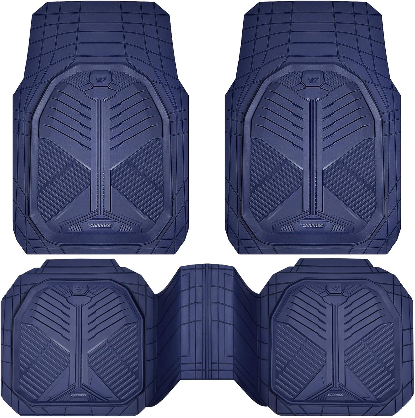Universal Car Mat Set- Blue