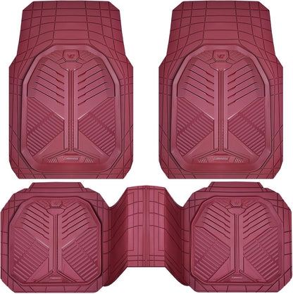Universal Car Mat Set- Red