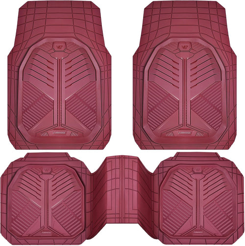 Universal Car Mat Set- Red