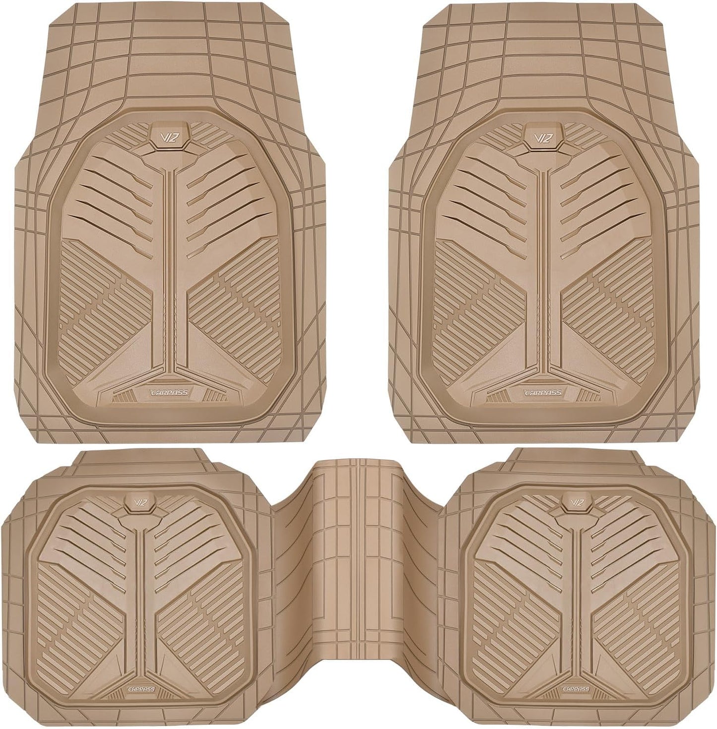 Universal Car Mat Set- Beige