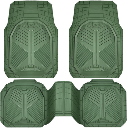 Universal Car Mat Set- Olive Green