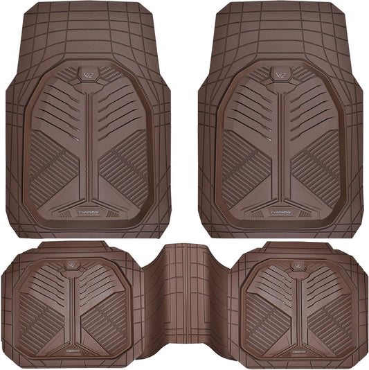 Universal Car Mat Set- Brown