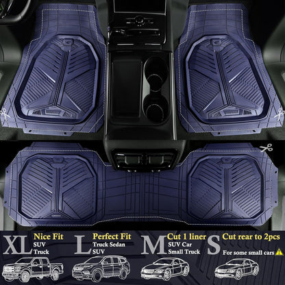 Universal Car Mat Set- Blue