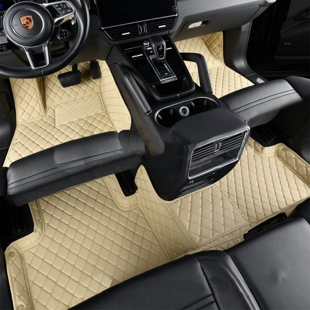 Beige Luxury Car Mats set