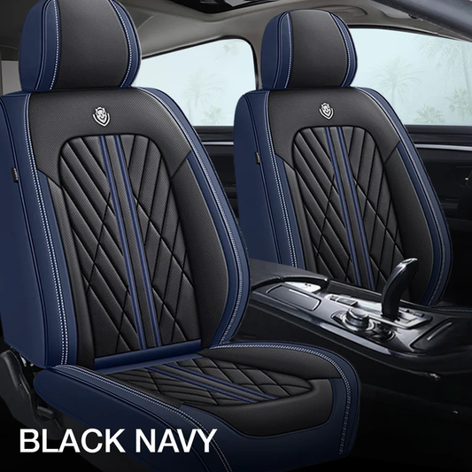 Black & Navy Prestige Car Seat Covers