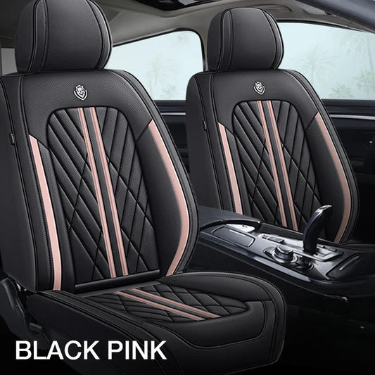 Black & Pink Prestige Car Seat Covers