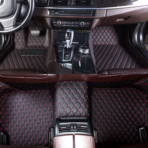 Prestige® Custom Black & Red Car Mats