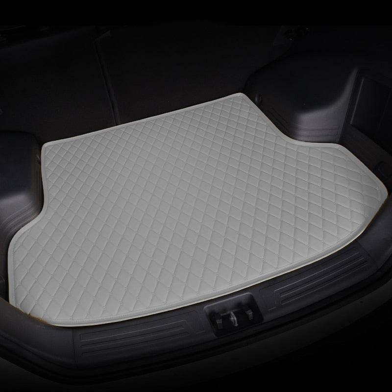 Custom car trunk mats Gray