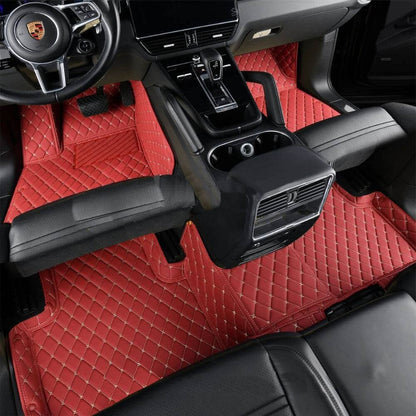 Maroon Luxury Car Mats set