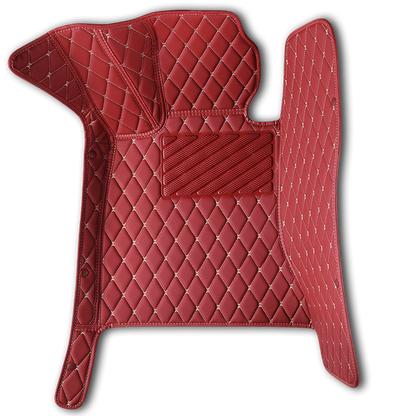 Maroon Luxury Car Mats set