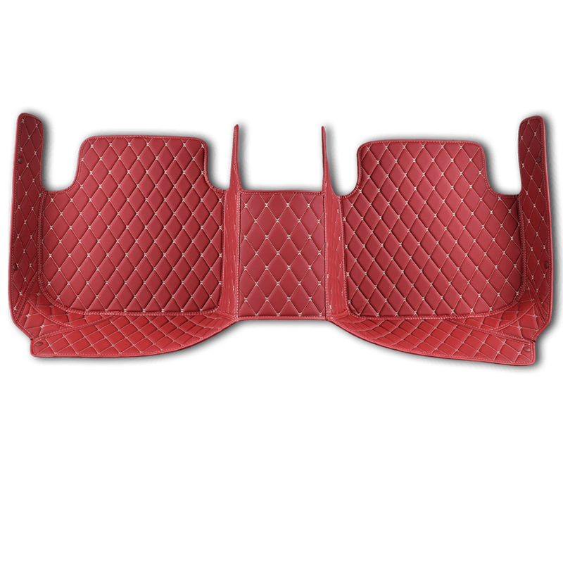 Maroon Luxury Car Mats set