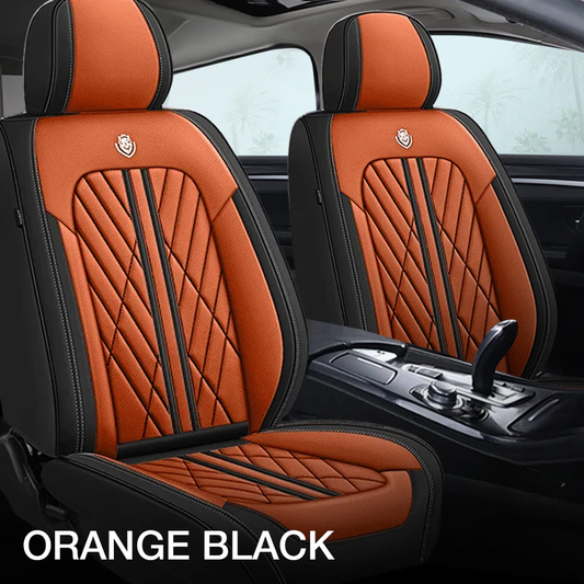 Orange & Black Prestige Car Seat Covers