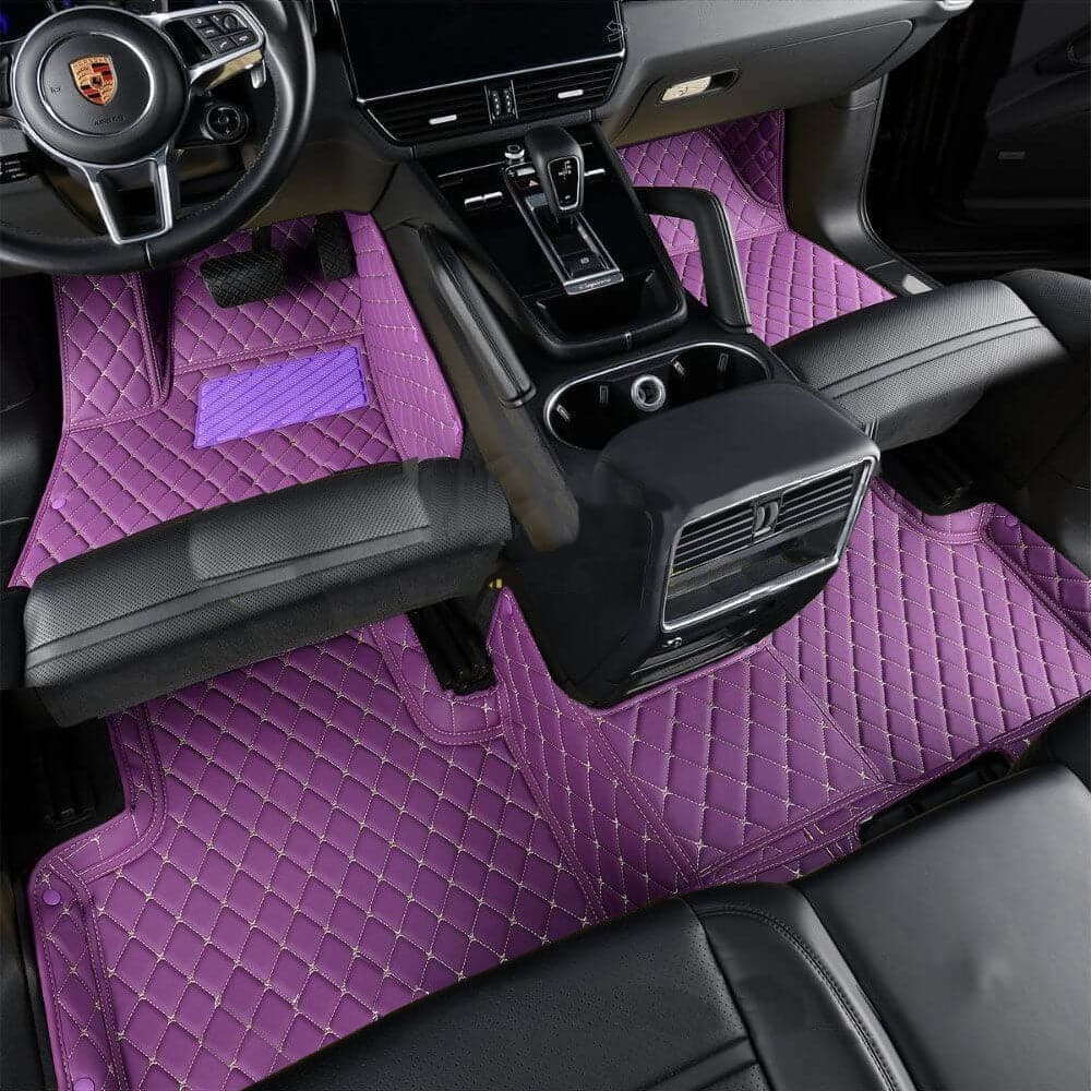 Purple Luxury Car Mats set