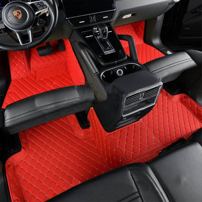 Racing Red Luxury Car Mats set