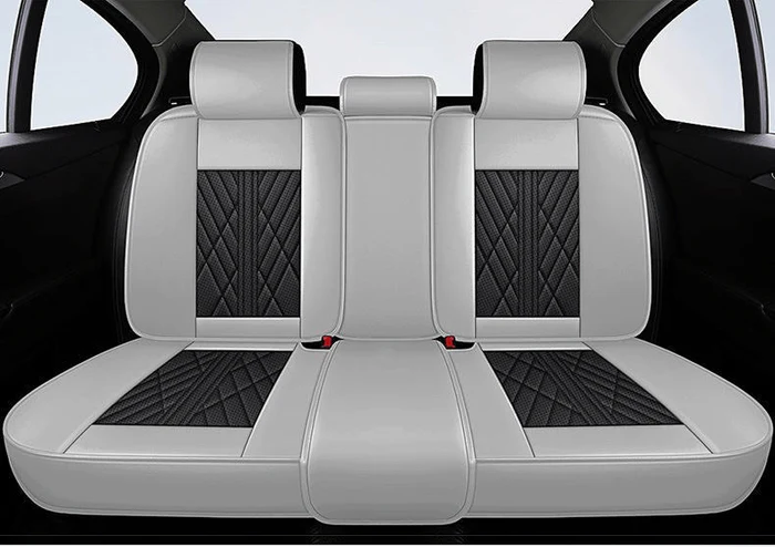 Gray & Black Prestige Car Seat Covers